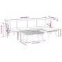 6-piece garden furniture set with solid acacia wood and cushions by vidaXL, Garden sets - Ref: Foro24-3087004, Price: 442,51 ...