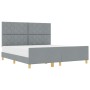Estructura de Cama  en Gris Claro, 180x200 cm, Tela | Foro24.es | Tu tienda online para hogar, jardín y más Foro24.es