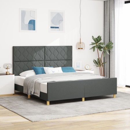 Estructura de Cama  Gris Oscuro 180x200 cm Tapizada | Foro24.es | Tu tienda online para hogar, jardín y más Foro24.es