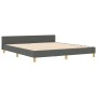 Estructura de Cama  Gris Oscuro 180x200 cm Tapizada | Foro24.es | Tu tienda online para hogar, jardín y más Foro24.es