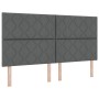 Estructura de Cama  Gris Oscuro 180x200 cm Tapizada | Foro24.es | Tu tienda online para hogar, jardín y más Foro24.es