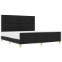 Estructura de Cama  Negra 180x200 cm de Tela | Foro24.es | Tu tienda online para hogar, jardín y más Foro24.es