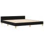 Estructura de Cama  Negra 180x200 cm de Tela | Foro24.es | Tu tienda online para hogar, jardín y más Foro24.es