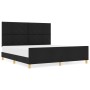 Estructura de Cama  Negra 180x200 cm de Tela | Foro24.es | Tu tienda online para hogar, jardín y más Foro24.es