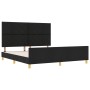 Estructura de Cama  Negra 180x200 cm de Tela | Foro24.es | Tu tienda online para hogar, jardín y más Foro24.es