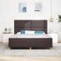 Estructura de cama  marrón oscuro 180x200 cm tela | Foro24.es | Tu tienda online para hogar, jardín y más Foro24.es