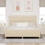 Estructura de Cama Crema 180x200 cm de Tela von , Betten und Lattenroste - Ref: Foro24-3344828, Preis: 264,88 €, Rabatt: %