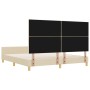 Estructura de Cama Crema 180x200 cm de Tela von , Betten und Lattenroste - Ref: Foro24-3344828, Preis: 264,88 €, Rabatt: %