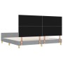 Estructura de Cama de Tela Gris Claro  200x200 cm | Foro24.es | Tu tienda online para hogar, jardín y más Foro24.es