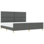 Estructura de cama  Gris oscuro 200x200 cm Tela | Foro24.es | Tu tienda online para hogar, jardín y más Foro24.es