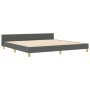 Estructura de cama  Gris oscuro 200x200 cm Tela | Foro24.es | Tu tienda online para hogar, jardín y más Foro24.es