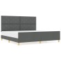 Estructura de cama  Gris oscuro 200x200 cm Tela | Foro24.es | Tu tienda online para hogar, jardín y más Foro24.es