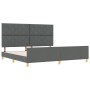 Estructura de cama  Gris oscuro 200x200 cm Tela | Foro24.es | Tu tienda online para hogar, jardín y más Foro24.es