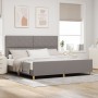 Estructura de cama  Taupe 200x200 cm Tela | Foro24.es | Tu tienda online para hogar, jardín y más Foro24.es