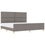 Estructura de cama  Taupe 200x200 cm Tela | Foro24.es | Tu tienda online para hogar, jardín y más Foro24.es