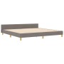 Estructura de cama  Taupe 200x200 cm Tela | Foro24.es | Tu tienda online para hogar, jardín y más Foro24.es