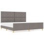 Estructura de cama  Taupe 200x200 cm Tela | Foro24.es | Tu tienda online para hogar, jardín y más Foro24.es