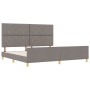 Estructura de cama  Taupe 200x200 cm Tela | Foro24.es | Tu tienda online para hogar, jardín y más Foro24.es
