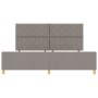 Estructura de cama  Taupe 200x200 cm Tela | Foro24.es | Tu tienda online para hogar, jardín y más Foro24.es