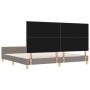 Estructura de cama  Taupe 200x200 cm Tela | Foro24.es | Tu tienda online para hogar, jardín y más Foro24.es