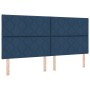 Estructura de Cama Azul 200x200 cm Tela | Foro24.es | Tu tienda online para hogar, jardín y más Foro24.es
