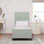 Estructura de Cama de Terciopelo Gris Claro 80x200 cm de by , Beds and slatted bases - Ref: Foro24-3344837, Price: 161,24 €, ...