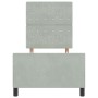 Estructura de Cama de Terciopelo Gris Claro 80x200 cm de by , Beds and slatted bases - Ref: Foro24-3344837, Price: 161,24 €, ...