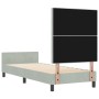 Estructura de Cama de Terciopelo Gris Claro 80x200 cm de by , Beds and slatted bases - Ref: Foro24-3344837, Price: 161,24 €, ...
