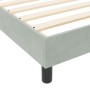 Estructura de Cama de Terciopelo Gris Claro 80x200 cm de by , Beds and slatted bases - Ref: Foro24-3344837, Price: 161,24 €, ...