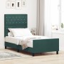 Estructura de Cama Verde Oscuro 90x190 cm Terciopelo | Foro24.es | Tu tienda online para hogar, jardín y más Foro24.es