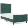 Estructura de Cama Verde Oscuro 90x190 cm Terciopelo | Foro24.es | Tu tienda online para hogar, jardín y más Foro24.es