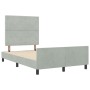 Estructura de Cama  Gris Claro 120x190 cm Terciopelo | Foro24.es | Tu tienda online para hogar, jardín y más Foro24.es