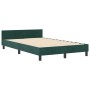 Estructura de Cama Verde Oscuro 120x200 cm Terciopelo by , Beds and slatted bases - Ref: Foro24-3344870, Price: 174,53 €, Dis...