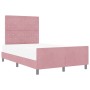 Base de cama rosa 120x200 cm terciopelo | Foro24.es | Tu tienda online para hogar, jardín y más Foro24.es