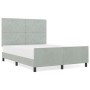 Estructura de Cama Gris Claro 160x200 cm Terciopelo von , Betten und Lattenroste - Ref: Foro24-3344885, Preis: 248,01 €, Raba...