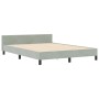 Estructura de Cama Gris Claro 160x200 cm Terciopelo von , Betten und Lattenroste - Ref: Foro24-3344885, Preis: 248,01 €, Raba...
