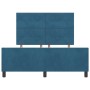 Cama Azul Oscuro 160x200 cm Terciopelo by , Beds and slatted bases - Ref: Foro24-3344889, Price: 255,15 €, Discount: %