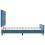 Cama Azul Oscuro 160x200 cm Terciopelo by , Beds and slatted bases - Ref: Foro24-3344889, Price: 255,15 €, Discount: %