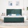 Marco de Cama en Verde Oscuro, 180x200 cm, Terciopelo by , Beds and slatted bases - Ref: Foro24-3344894, Price: 280,82 €, Dis...