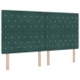 Marco de Cama en Verde Oscuro, 180x200 cm, Terciopelo by , Beds and slatted bases - Ref: Foro24-3344894, Price: 280,82 €, Dis...