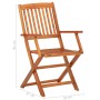 Set de comedor para jardín 9 piezas madera maciza de acacia de vidaXL, Conjuntos de jardín - Ref: Foro24-3086986, Precio: 688...