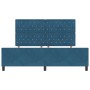 Estructura de Cama de Terciopelo Azul Oscuro 180x200 cm by , Beds and slatted bases - Ref: Foro24-3344895, Price: 266,56 €, D...