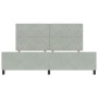 Estructura de Cama Gris Claro 200x200 cm Terciopelo by , Beds and slatted bases - Ref: Foro24-3344897, Price: 252,81 €, Disco...
