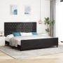 Estructura de Cama Negra 200x200 cm de Terciopelo by , Beds and slatted bases - Ref: Foro24-3344899, Price: 239,73 €, Discoun...