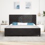 Estructura de Cama Negra 200x200 cm de Terciopelo by , Beds and slatted bases - Ref: Foro24-3344899, Price: 239,73 €, Discoun...