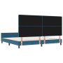 Estructura de Cama Azul Oscuro 200x200 cm Terciopelo by , Beds and slatted bases - Ref: Foro24-3344901, Price: 255,48 €, Disc...