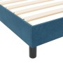 Estructura de Cama Azul Oscuro 200x200 cm Terciopelo by , Beds and slatted bases - Ref: Foro24-3344901, Price: 255,48 €, Disc...