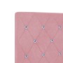 Estructura de Cama de Terciopelo Rosa de  200x200 cm | Foro24.es | Tu tienda online para hogar, jardín y más Foro24.es