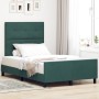 Marco de Cama en Verde Oscuro, 120x190 cm, Hecho de Terciopelo by , Beds and slatted bases - Ref: Foro24-3344930, Price: 171,...