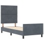 Estructura de Cama Gris Oscuro 80x200 cm Terciopelo by , Beds and slatted bases - Ref: Foro24-3344970, Price: 146,47 €, Disco...